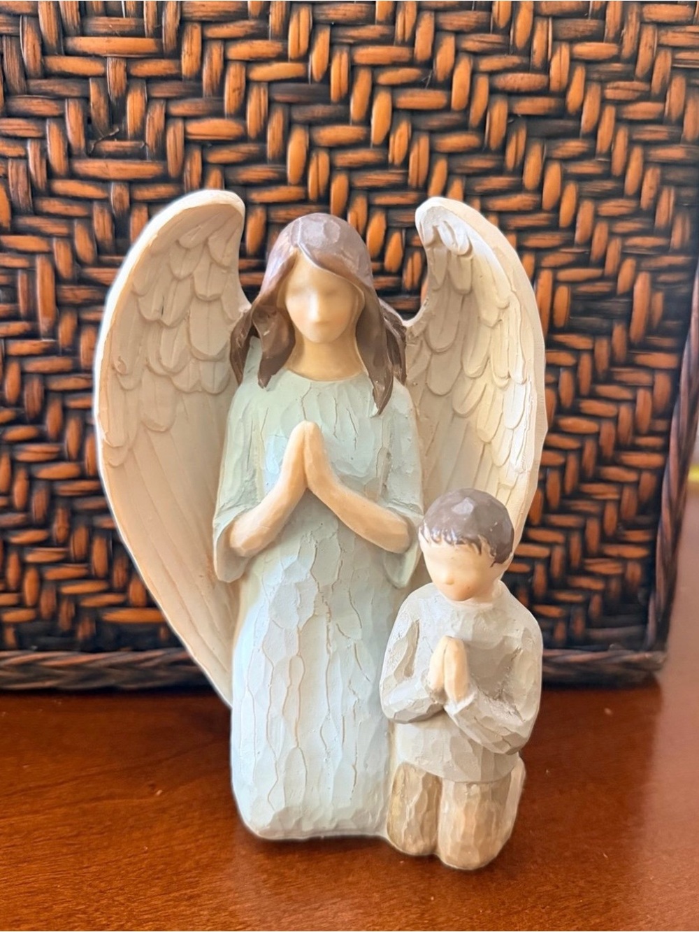 Always & Forever Kneeling
Angel Praying With boy
